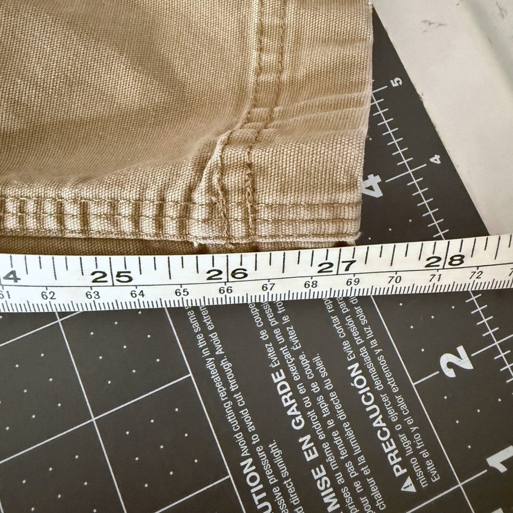 Duluth Mens 35x27* Flex Fire Hose Cargo Pants Workwear Khaki Utility Rugged - Picture 7 of 8